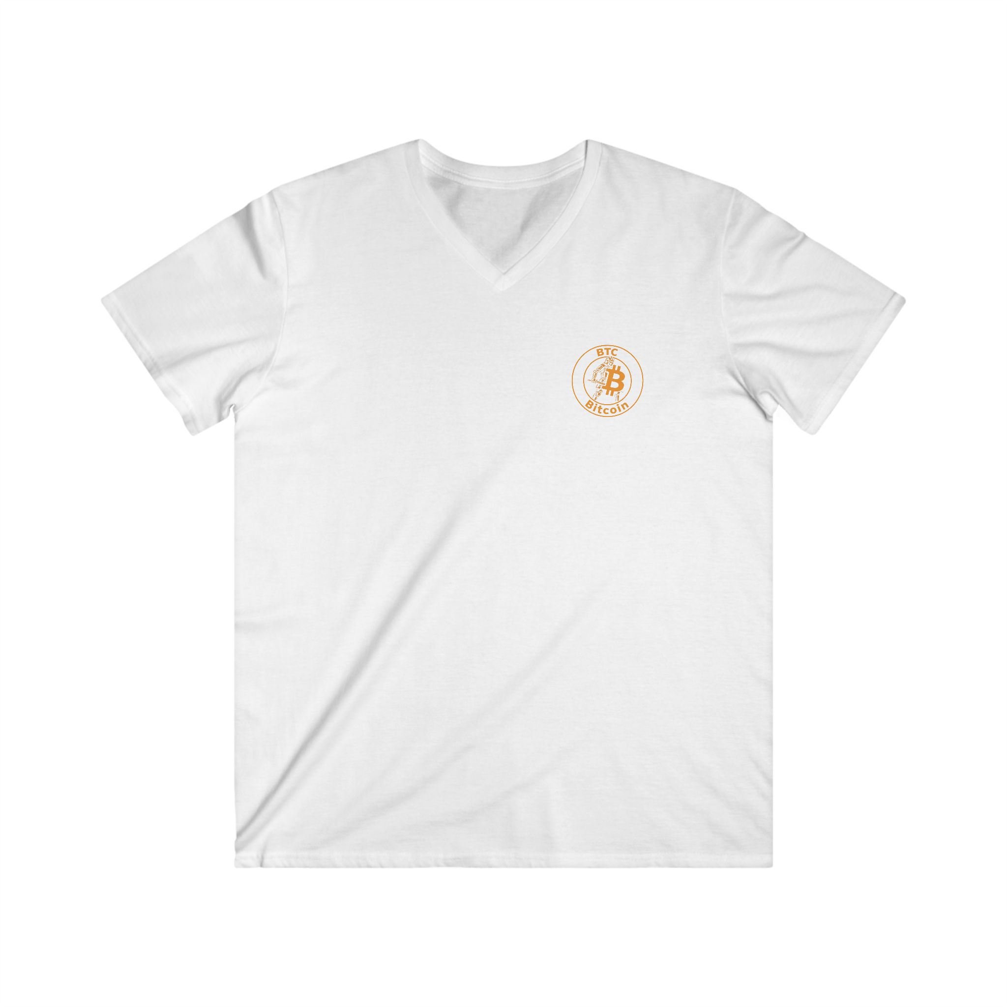 Bitcoin Warrior Men's V-Neck Tee