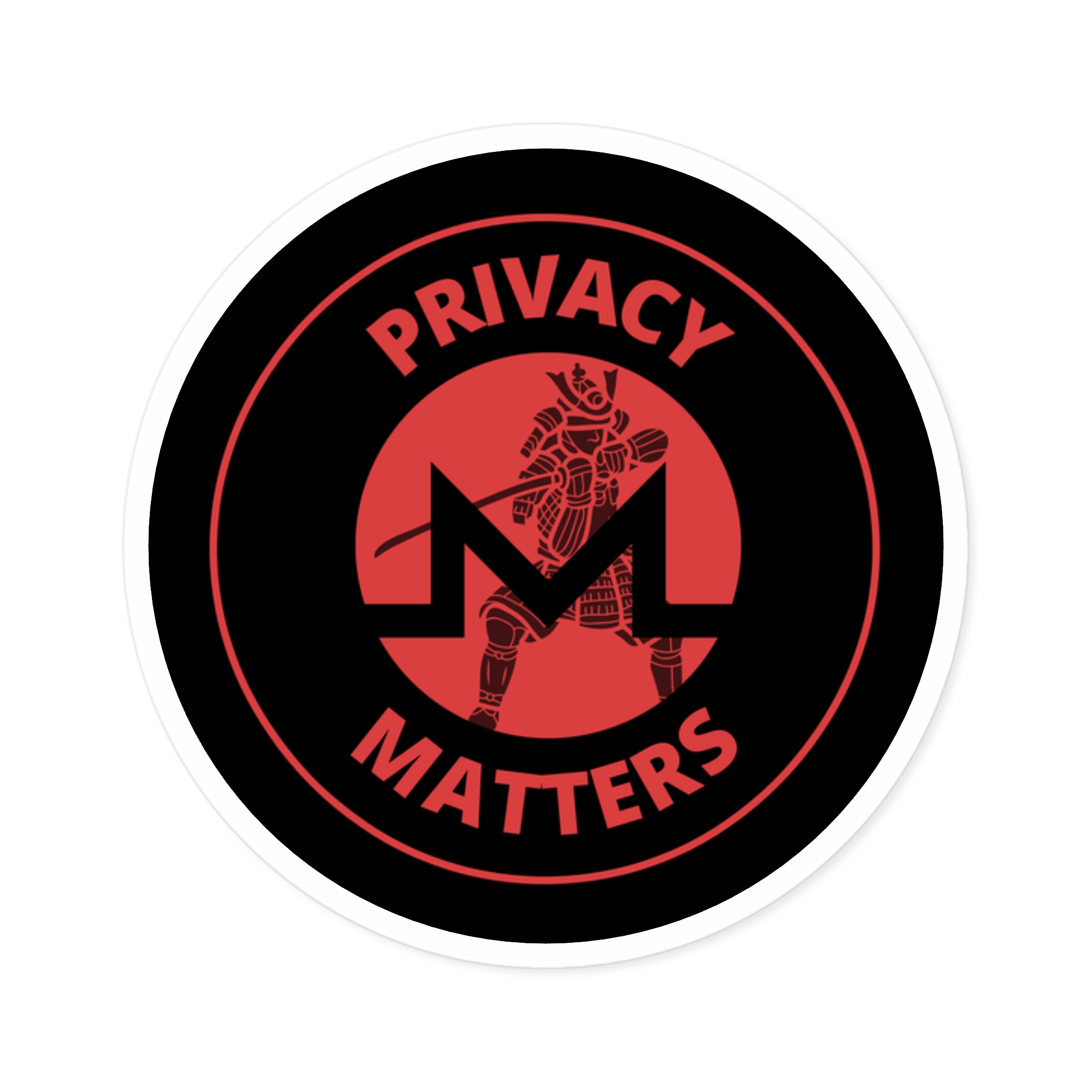 Privacy Matters - Monero | XMR | Round Sticker