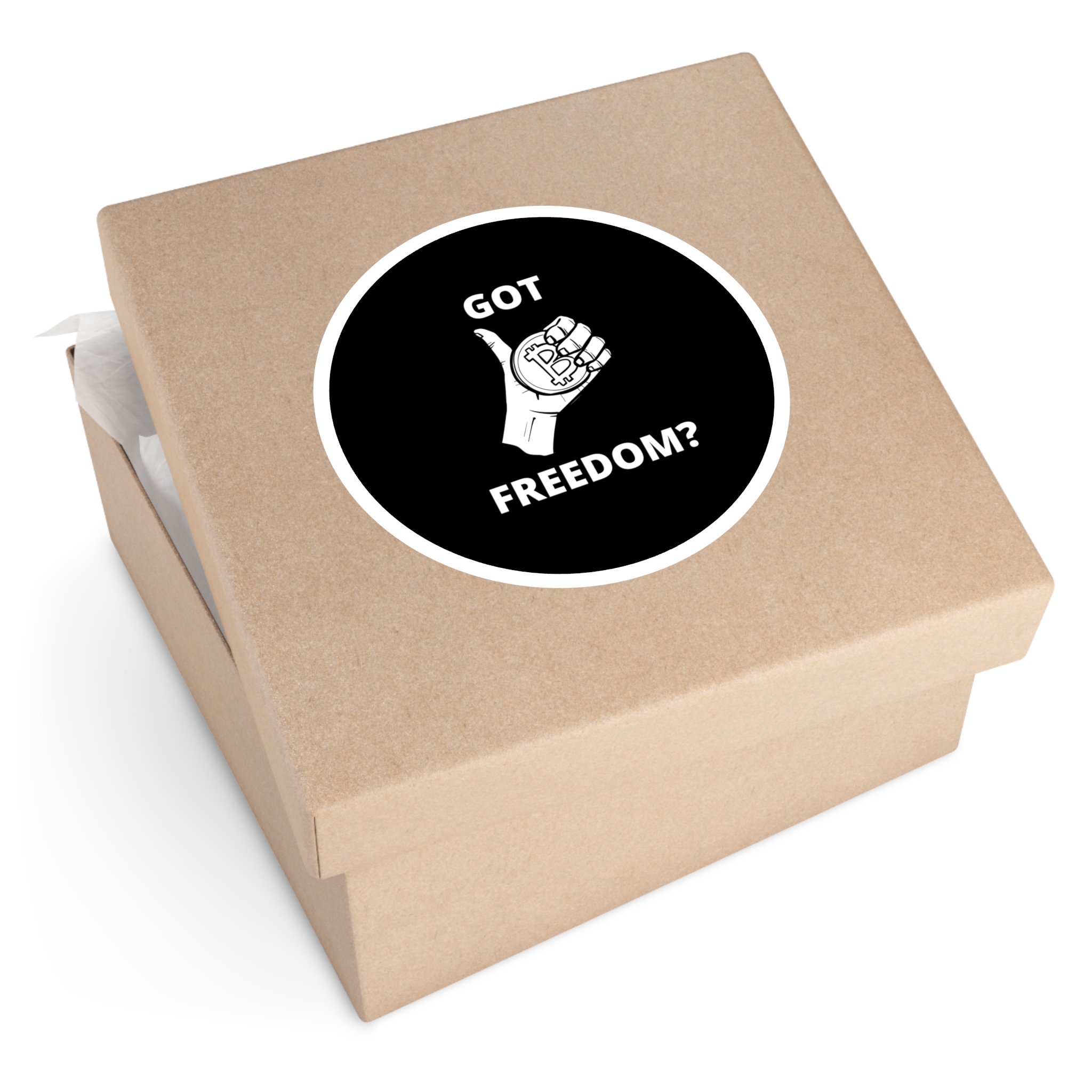 Got Freedom? - Bitcoin | Round Sticker - Image 15