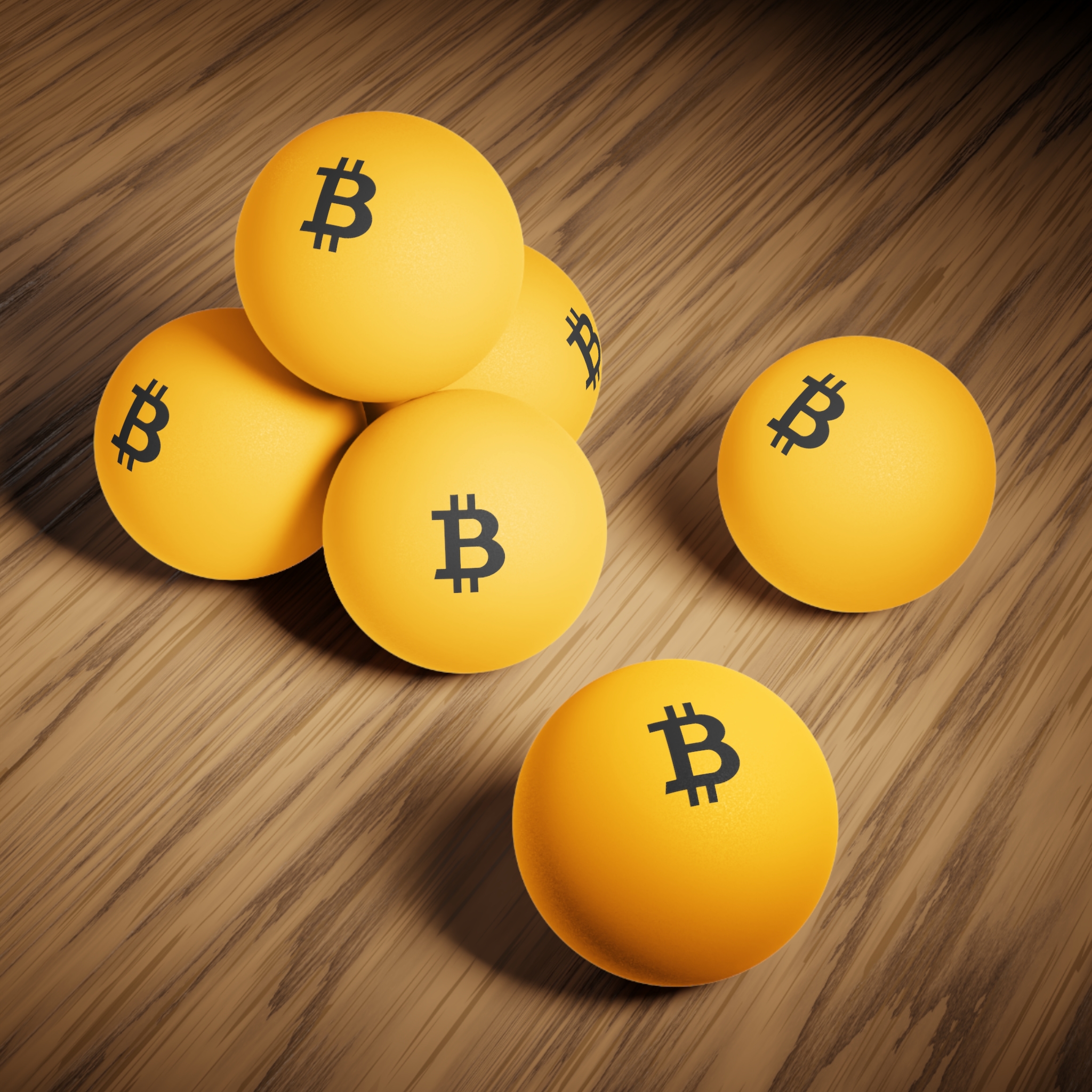 Bitcoin Ping Pong Balls (Set of 6) - Image 8