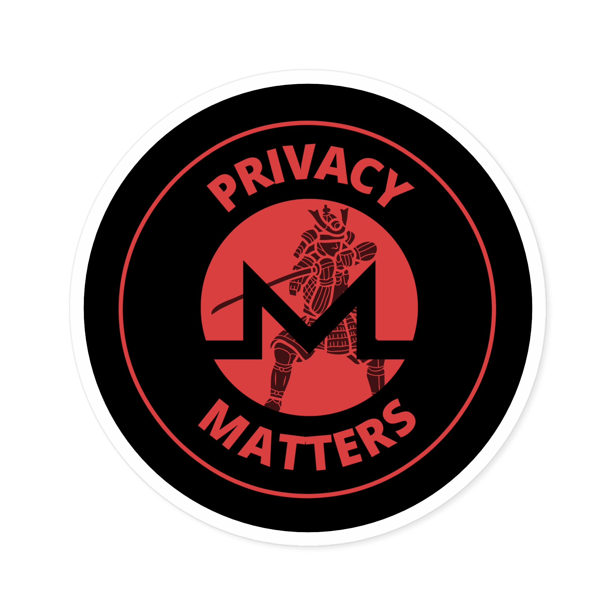 Privacy Matters - Monero | XMR | Round Sticker - Image 10