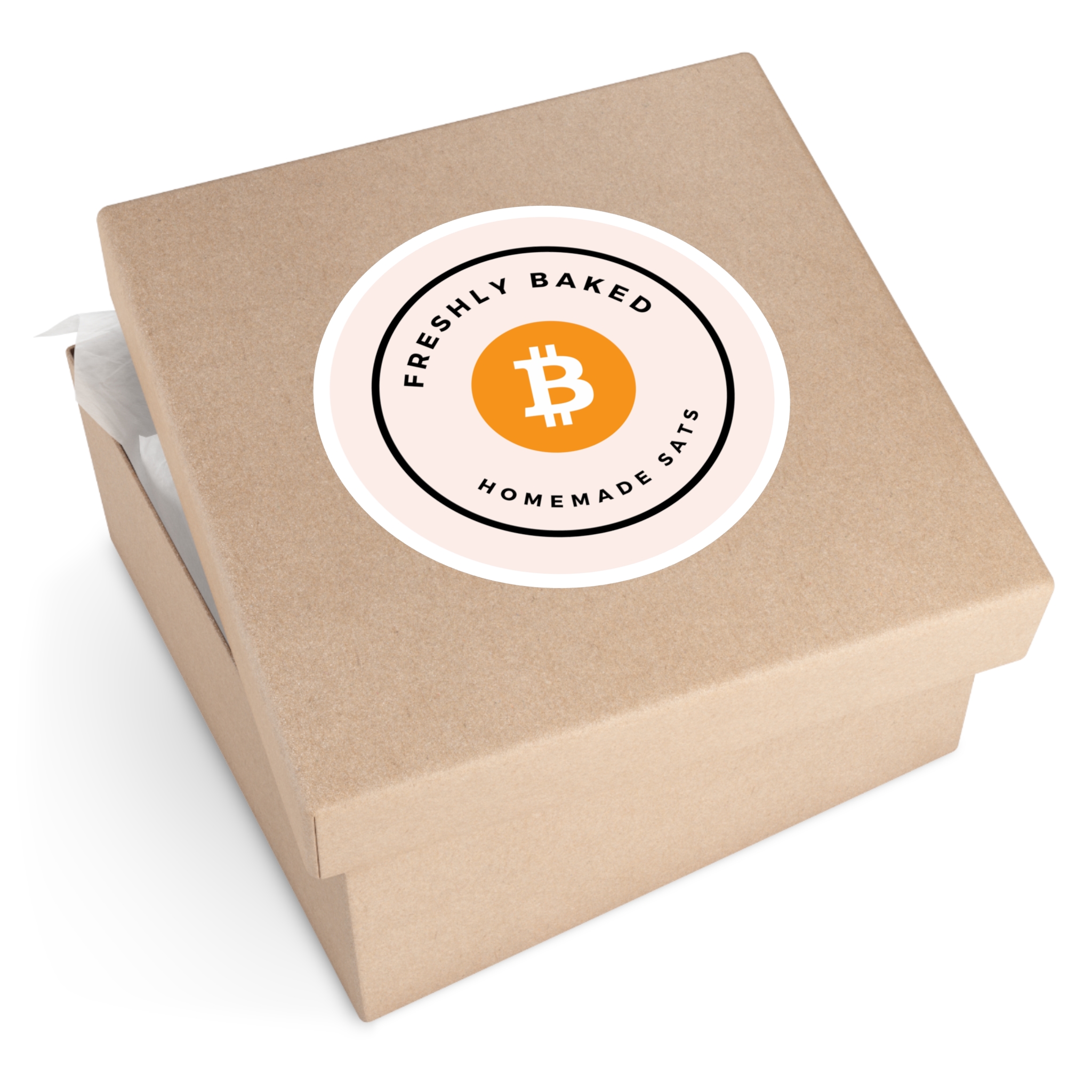 Freshly Baked Homemade Sats - Bitcoin | BTC | Round Sticker - Image 15