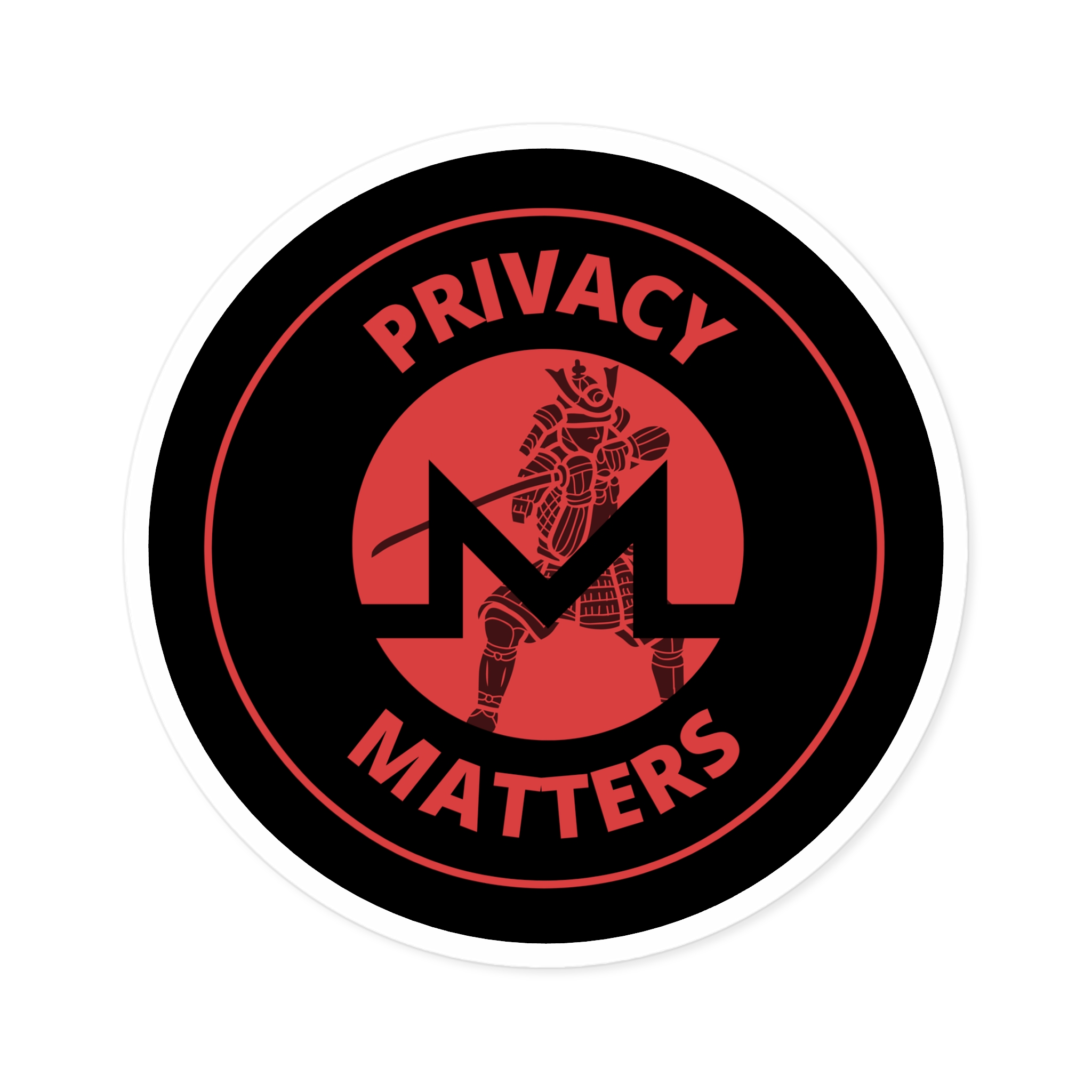 Privacy Matters - Monero | XMR | Round Sticker - Image 13