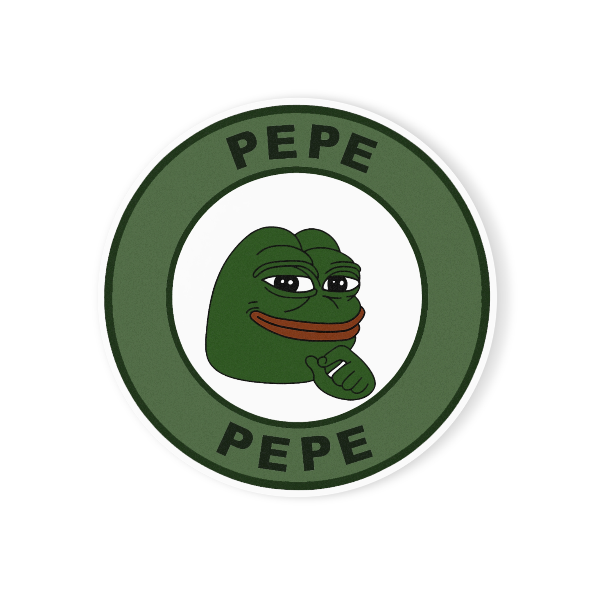 Pepe Meme - Cork Coaster