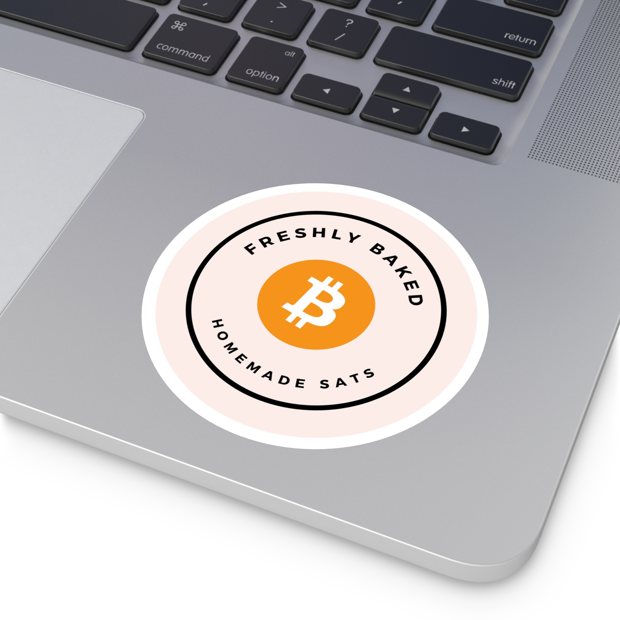 Freshly Baked Homemade Sats - Bitcoin | BTC | Round Sticker - Image 8