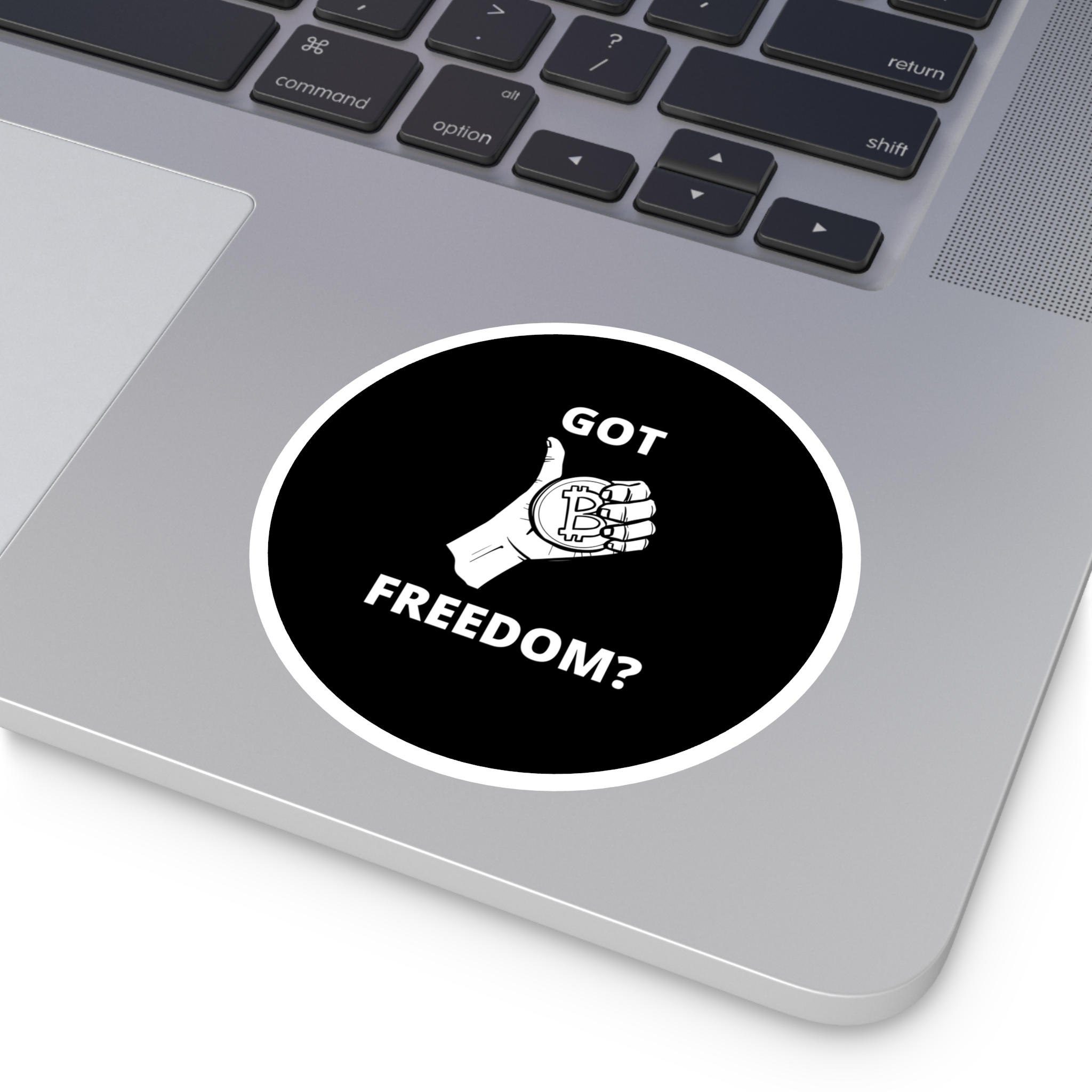 Got Freedom? - Bitcoin | Round Sticker - Image 8