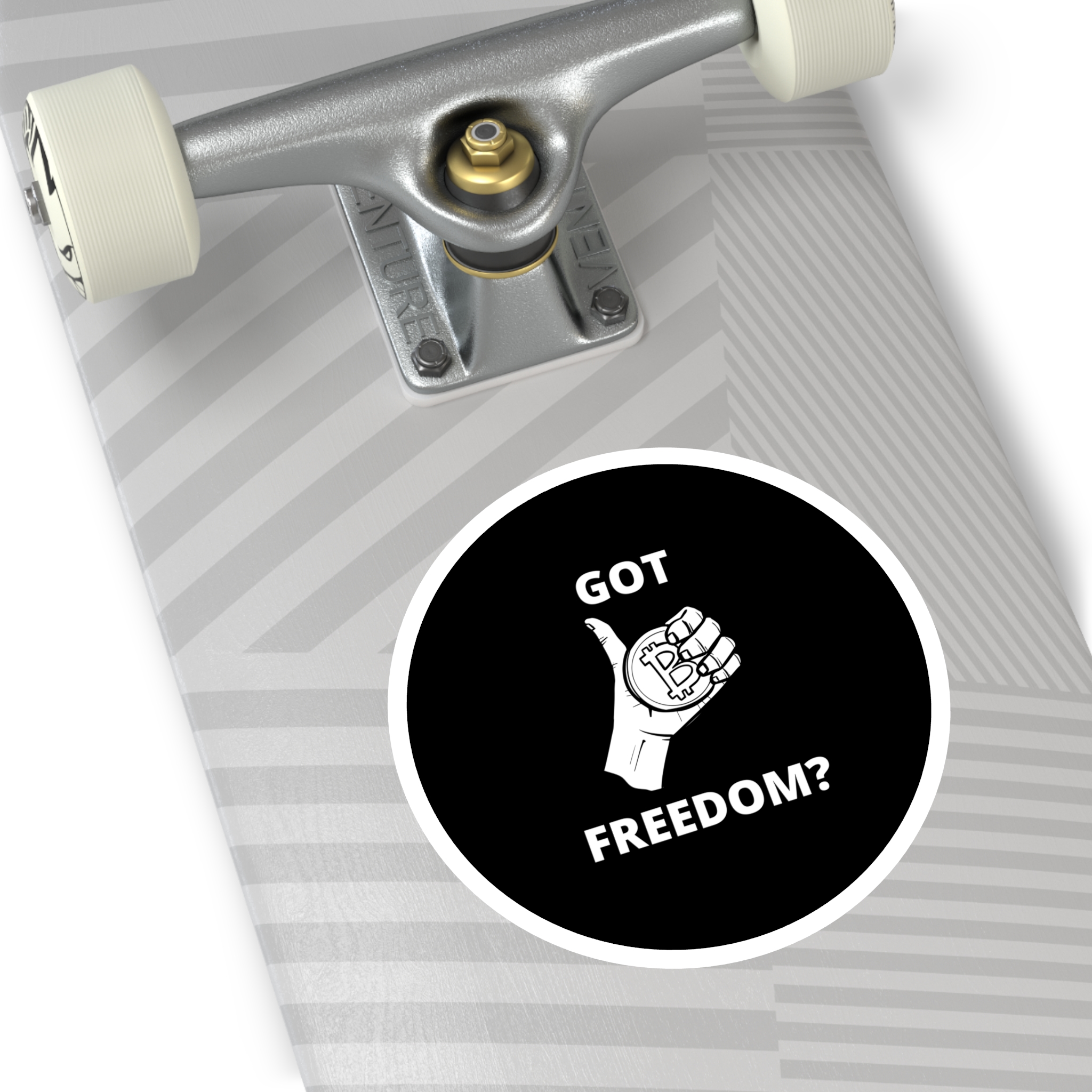 Got Freedom? - Bitcoin | Round Sticker - Image 12