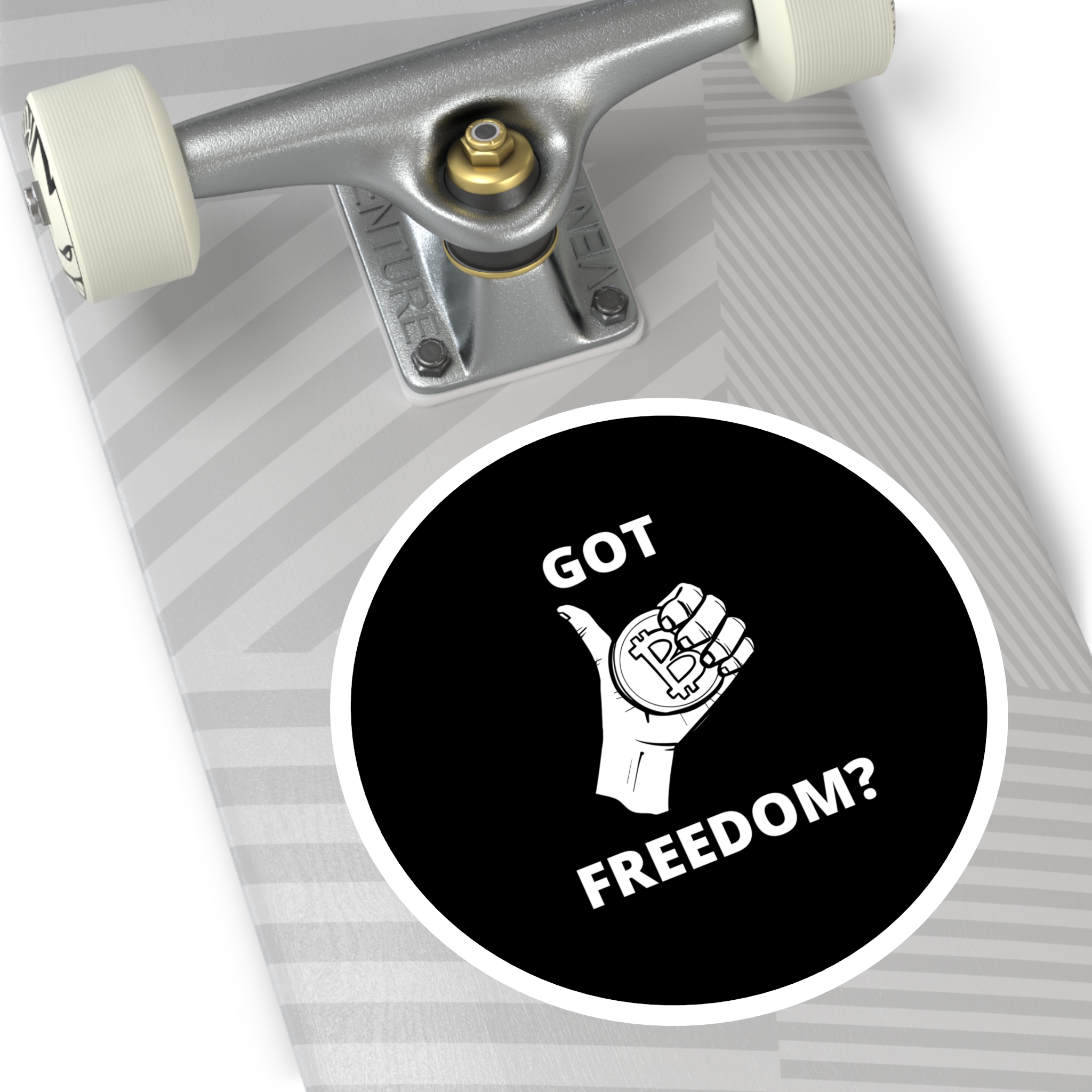 Got Freedom? - Bitcoin | Round Sticker - Image 14