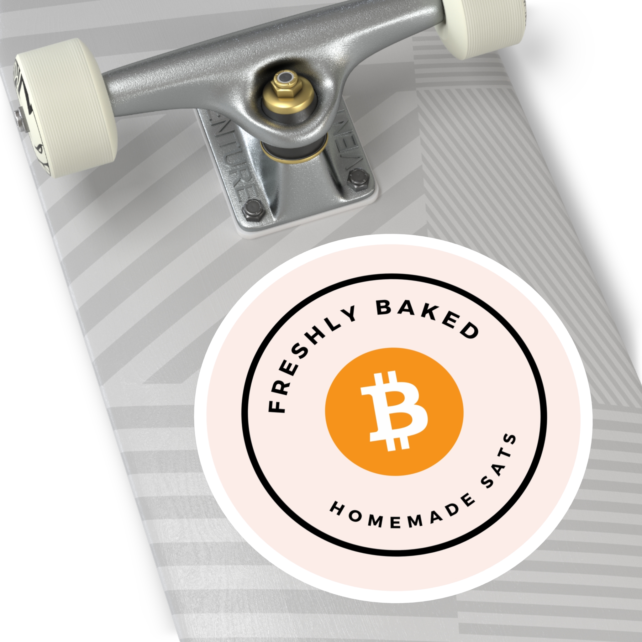 Freshly Baked Homemade Sats - Bitcoin | BTC | Round Sticker - Image 14