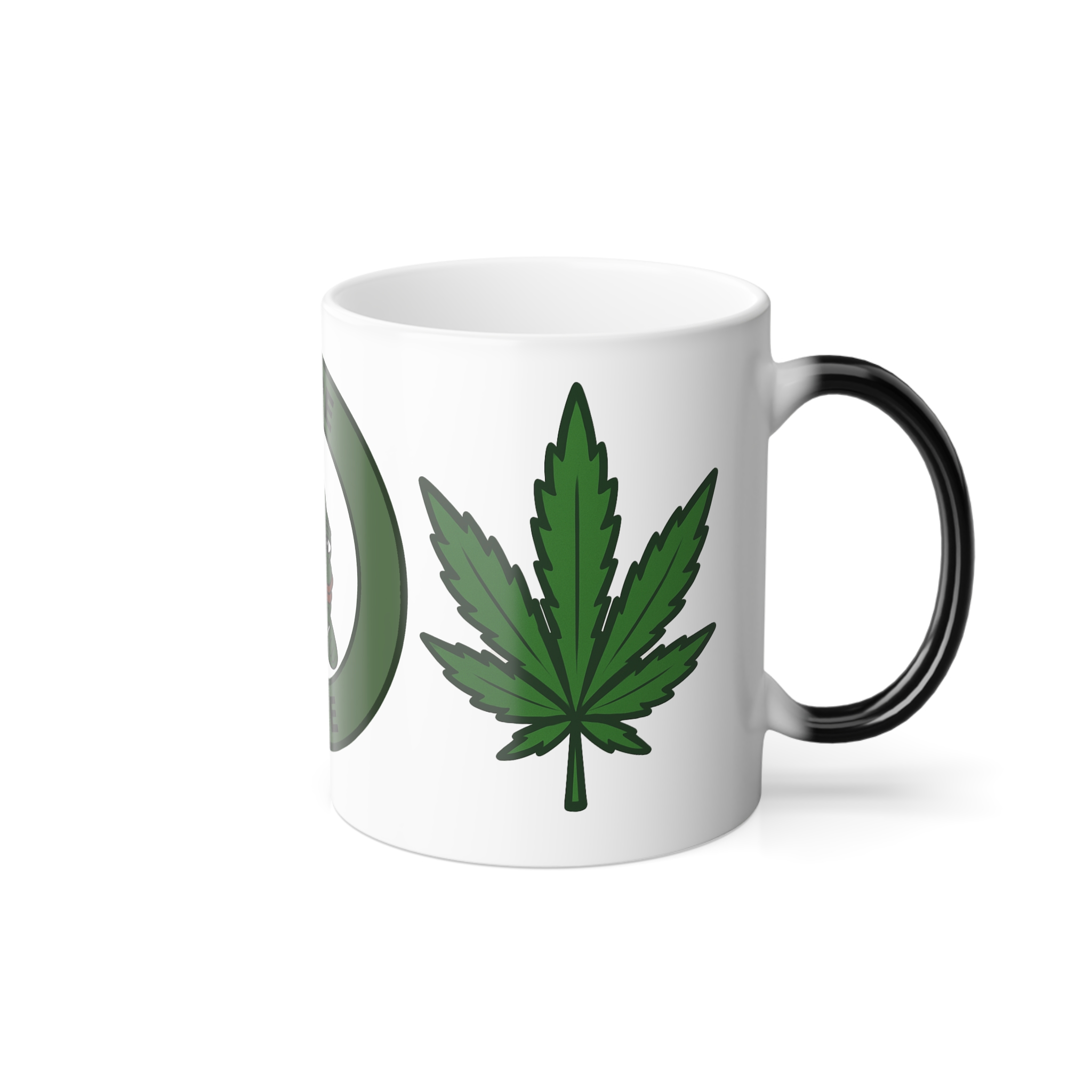 Pepe Color Morphing Mug - 11oz Cannabis-Themed Coffee Cup - Image 4