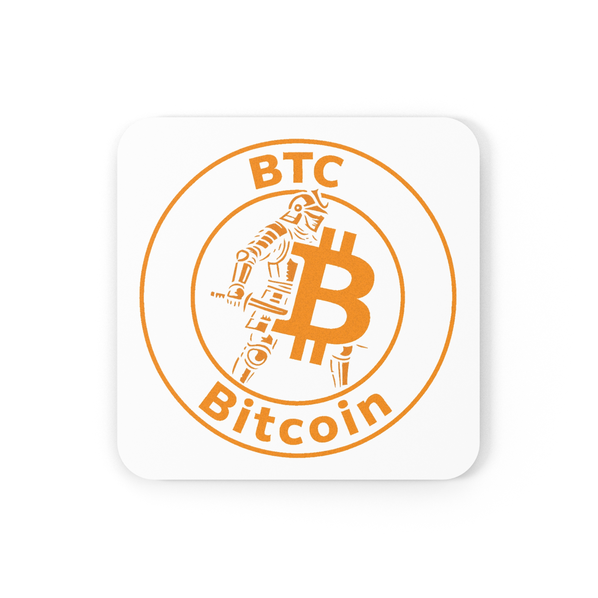 Bitcoin (BTC) Hodler - Cork Coaster - Image 4