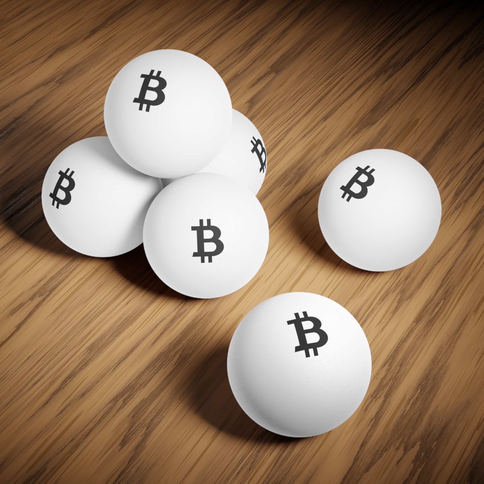 Bitcoin Ping Pong Balls (Set of 6) - Image 4