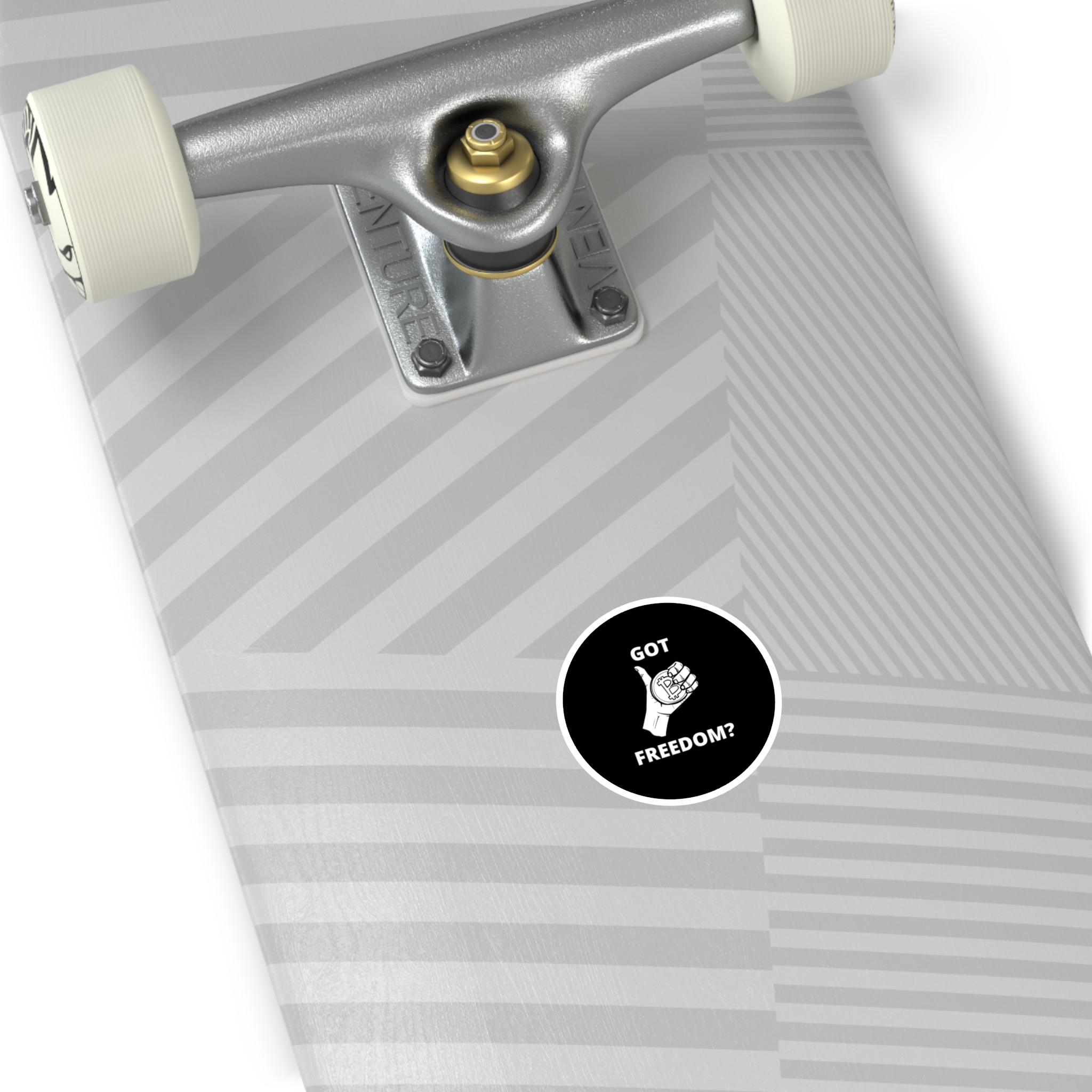 Got Freedom? - Bitcoin | Round Sticker - Image 3