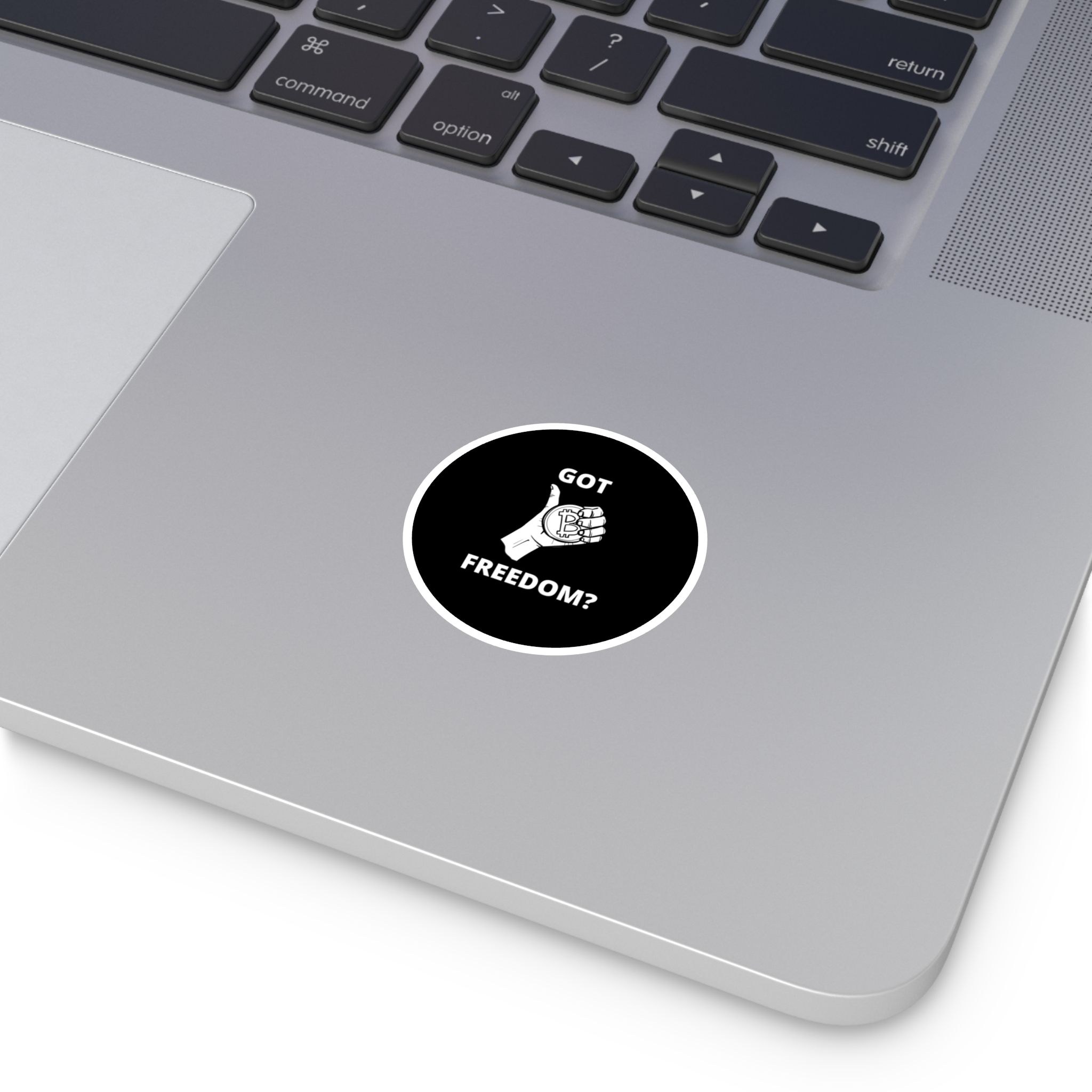 Got Freedom? - Bitcoin | Round Sticker - Image 2