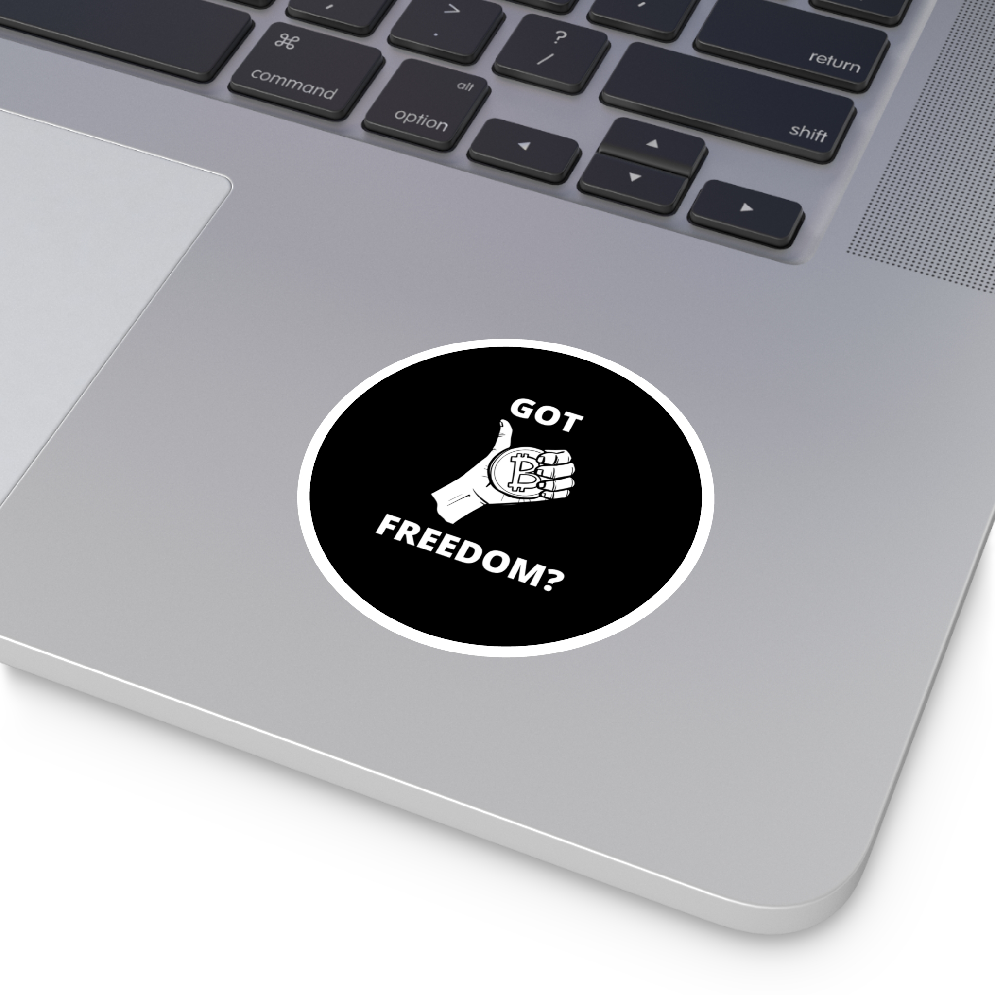 Got Freedom? - Bitcoin | Round Sticker - Image 5