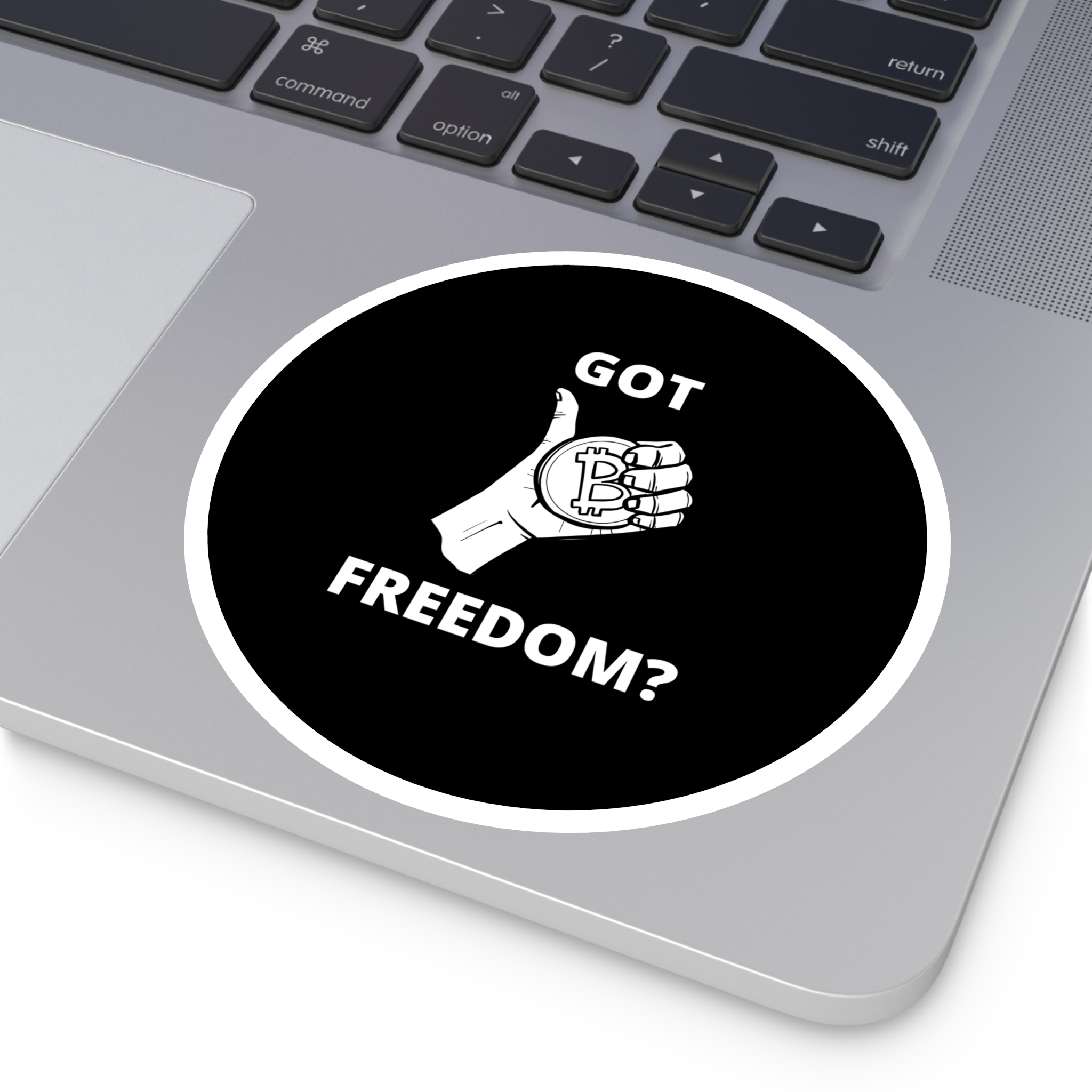 Got Freedom? - Bitcoin | Round Sticker - Image 11